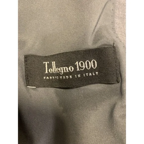 J. Crew Bi-Stretch Wool Blazer Italy Tollegno 1900 Lined Gray Size 12 - Picture 5 of 11